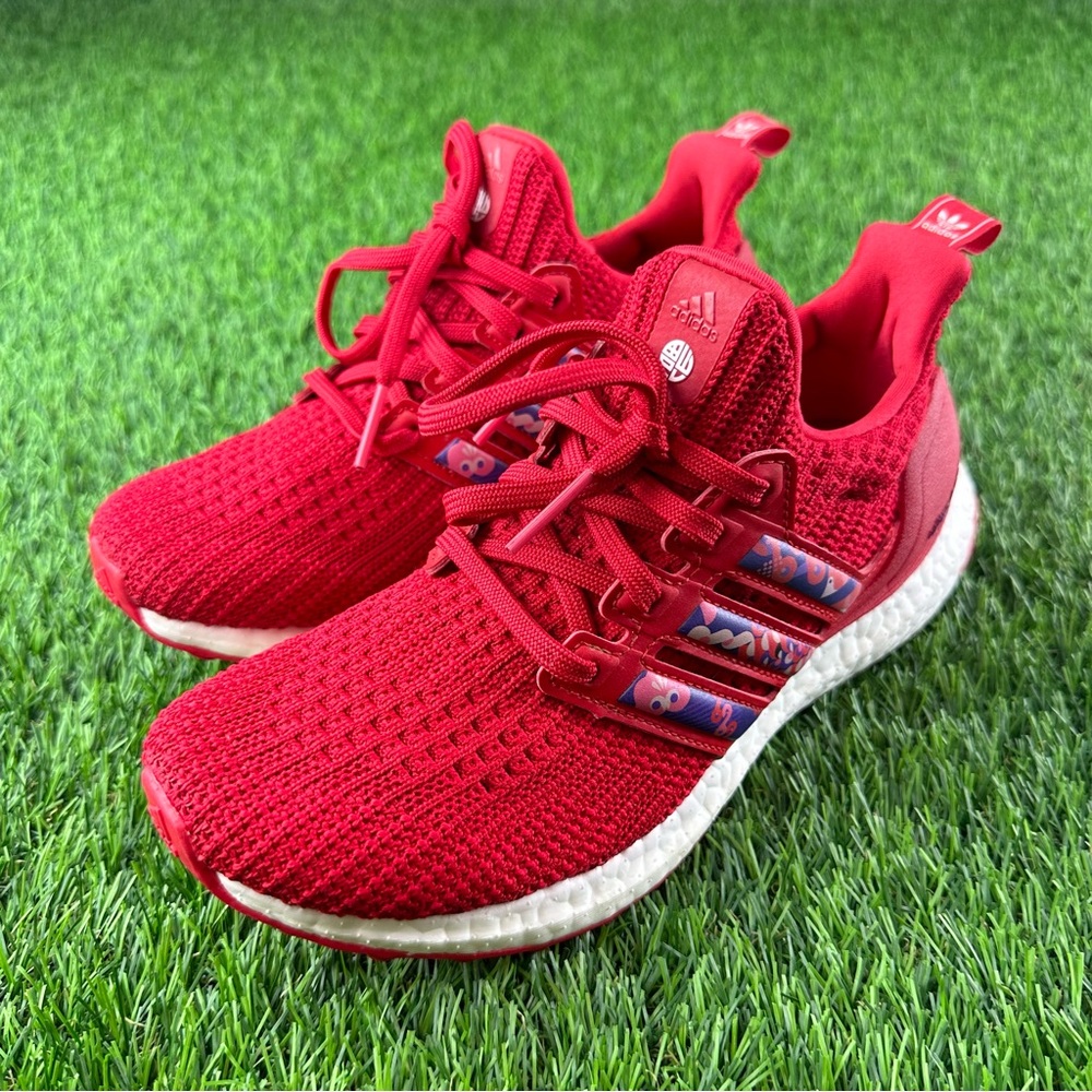 Adidas Red Ultra Boost 4.0 DNA Chinese New Year Mens 5 Women’s 6.5 Shoe Running